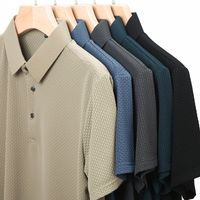 Hombres Color Sólido Jacquard Camisa Polo Ropa Hombre main image 6