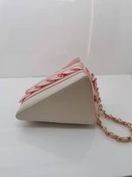 Women's Small Pu Leather Cake Cute Triangle Zipper Shoulder Bag main image 4