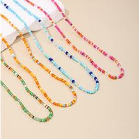 Wholesale Jewelry Nordic Style Simple Style Geometric Glass Glass Beaded Necklace main image 3