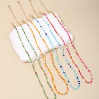 Wholesale Jewelry Nordic Style Simple Style Geometric Glass Glass Beaded Necklace main image 4