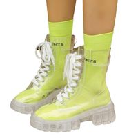 Women's Streetwear Solid Color Round Toe Martin Boots main image 4
