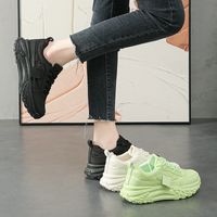 Women's Casual Solid Color Round Toe Chunky Sneakers main image 4
