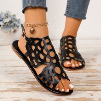 Women's Casual Solid Color Round Toe Flat Sandals main image 2