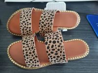 Women's Casual Leopard Open Toe Flats sku image 1