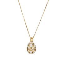 Copper Elegant Classical Romantic Plating Inlay Dragonfly Snowflake Zircon Pendant Necklace sku image 6