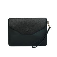 Women's Medium Pu Leather Solid Color Basic Magnetic Buckle Clutch Bag main image 3