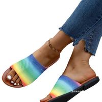 Women's Casual Colorful Round Toe Slides Slippers main image 2