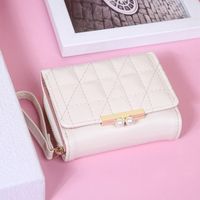 Women's Solid Color Pu Leather Zipper Wallets main image 10