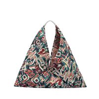 Women's Medium Polyester Cotton Printing Ethnic Style Magnetic Buckle Cloud Shape Bag main image 5