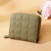 Women's Solid Color Pu Leather Zipper Wallets main image 3