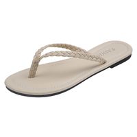 Women's Casual Solid Color Round Toe Flip Flops main image 5