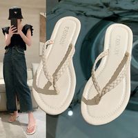 Women's Casual Solid Color Round Toe Flip Flops main image 6