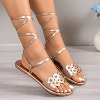 Women's Casual Solid Color Round Toe Strappy Sandals sku image 14