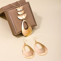 Nordic Style Simple Style Water Droplets Alloy Chain Hollow Out Women's Jewelry Set main image 3