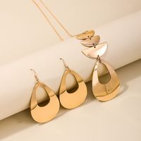 Nordic Style Simple Style Water Droplets Alloy Chain Hollow Out Women's Jewelry Set main image 5