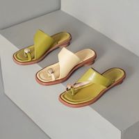 Women's Casual Vacation Solid Color Open Toe Beach Sandals main image 1