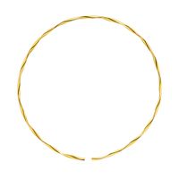 304 Stainless Steel 18K Gold Plated IG Style Twist Choker main image 9