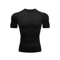 Style Simple Couleur Unie Polyester Fibre De Lait Col Rond Active Tops T-Shirt main image 4