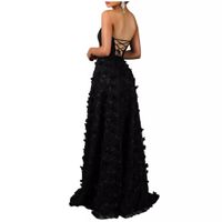 Women's Ball Gown Sexy Strapless Sleeveless Solid Color Maxi Long Dress Banquet Date Tea Party main image 2
