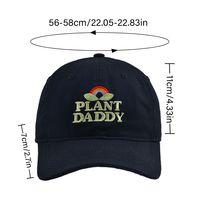 Unisex Embroidery Cowboy Style Simple Style Letter Curved Eaves Baseball Cap main image 2