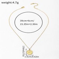 304 Stainless Steel IG Style Classic Style Cool Style Footprint Pendant Necklace main image 2
