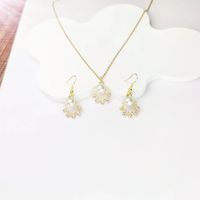 Glam Cute Bridal Solid Color Alloy Inlay Zircon Women's Jewelry Set main image 1