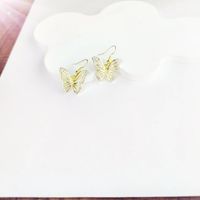 Glam Cute Luxurious Butterfly Alloy Inlay Zircon Women's Jewelry Set main image 4