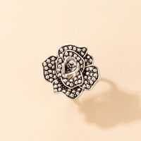 Wholesale Jewelry IG Style Modern Style Cool Style Rose Alloy Rhinestones Inlay Rings main image 4