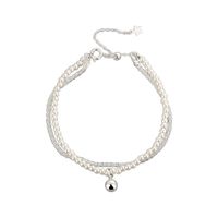 Perle Artificielle Argent Sterling Style IG Style Simple Perlé Couches Balle Bracelets main image 4