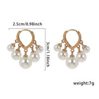 1 Pair IG Style Exaggerated Simple Style Butterfly Hollow Out Inlay Artificial Pearl Copper Zircon Drop Earrings main image 3