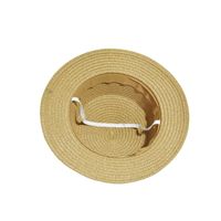 Women's Hawaiian Beach Tropical Bow Knot Flat Eaves Straw Hat main image 6