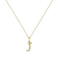 Copper 14K Gold Plated Simple Style Classic Style Plating Letter Pendant Necklace sku image 9