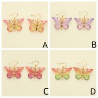 1 Pair IG Style Sweet Butterfly Alloy Drop Earrings main image 1