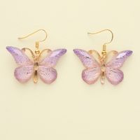 1 Pair IG Style Sweet Butterfly Alloy Drop Earrings sku image 2
