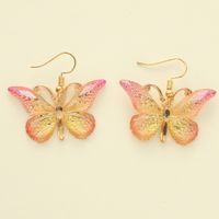 1 Pair IG Style Sweet Butterfly Alloy Drop Earrings sku image 1