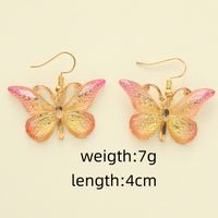 1 Pair IG Style Sweet Butterfly Alloy Drop Earrings main image 2