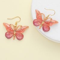 1 Pair IG Style Sweet Butterfly Alloy Drop Earrings sku image 3