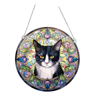 Cute Modern Style Animal Cat Arylic Pendant Artificial Decorations sku image 5