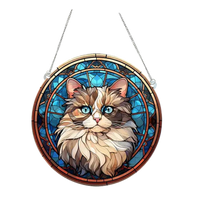 Cute Modern Style Animal Cat Arylic Pendant Artificial Decorations sku image 2