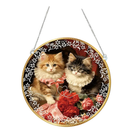 Cute Modern Style Animal Cat Arylic Pendant Artificial Decorations sku image 4