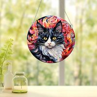 Cute Modern Style Animal Cat Arylic Pendant Artificial Decorations main image 9