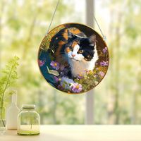 Cute Modern Style Animal Cat Arylic Pendant Artificial Decorations main image 10