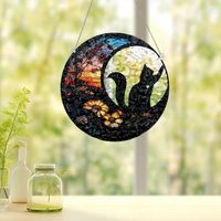 Cute Modern Style Animal Cat Arylic Pendant Artificial Decorations main image 7