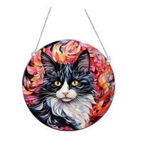 Cute Modern Style Animal Cat Arylic Pendant Artificial Decorations sku image 8