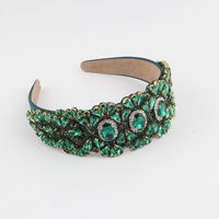 Women's Simple Style Color Block Rhinestone Inlay Rhinestones Hair Band sku image 6