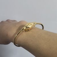 Copper Gold Plated Silver Plated Casual Simple Style Commute Polishing Hand Bangle main image 6
