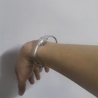 Copper Gold Plated Silver Plated Casual Simple Style Commute Polishing Hand Bangle main image 7