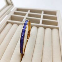 Elegant Simple Style Classic Style Round 304 Stainless Steel Rose Gold Plated Rhinestones Bangle In Bulk main image 6