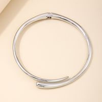 Wholesale Jewelry Nordic Style Simple Style Solid Color Alloy Choker main image 4