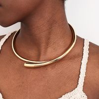 Wholesale Jewelry Nordic Style Simple Style Solid Color Alloy Choker main image 1